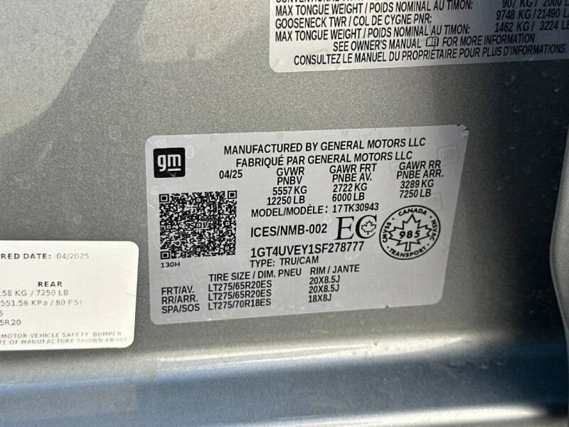 2025 GMC Sierra 3500HD