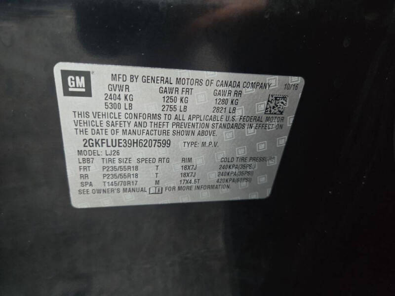 2017 GMC Terrain SLT