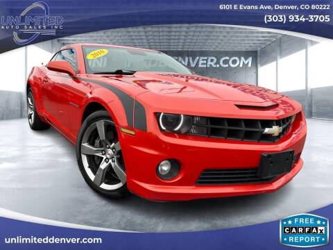 2010 Chevrolet Camaro for sale at Unlimited Auto Sales in Denver CO