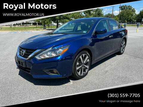 2016 Nissan Altima for sale at Royal Motors in Hyattsville MD