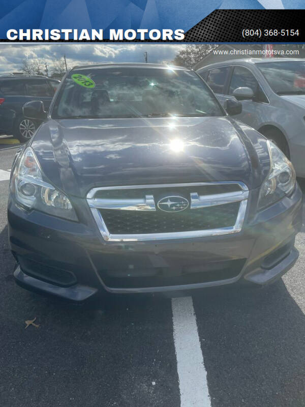 2013 Subaru Legacy for sale at CHRISTIAN MOTORS in Hopewell VA