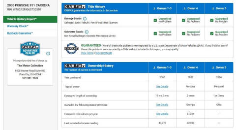 2006 Porsche 911 Carrera