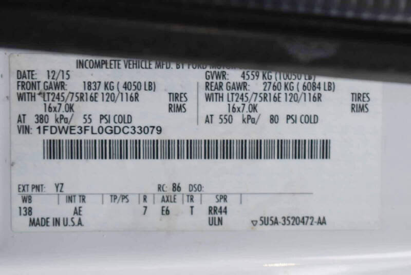 2016 Ford E-Series