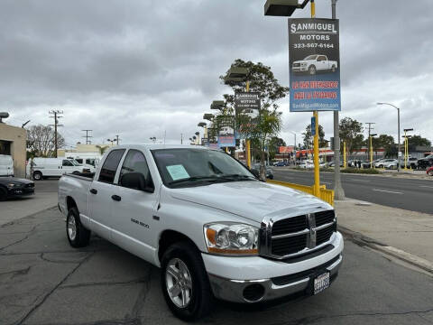 2006 Dodge Ram 1500 for sale at Sanmiguel Motors in South Gate CA