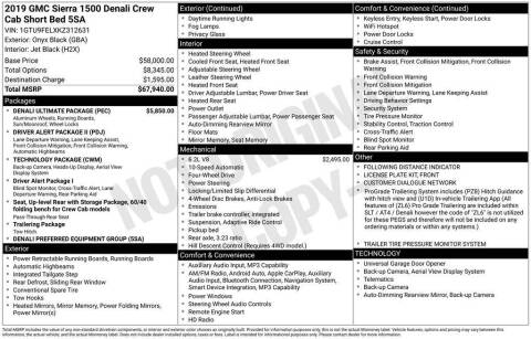 2019 GMC Sierra 1500