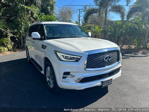 2018 Infiniti QX80 for sale at Autohaus of Naples in Naples FL