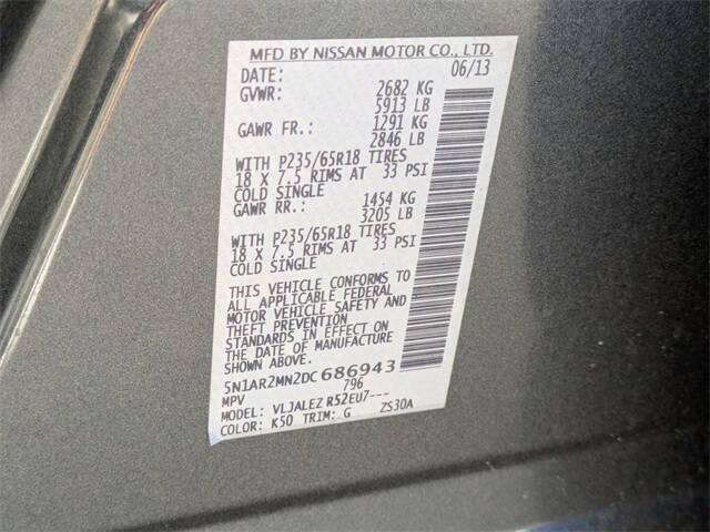 2013 Nissan Pathfinder SV