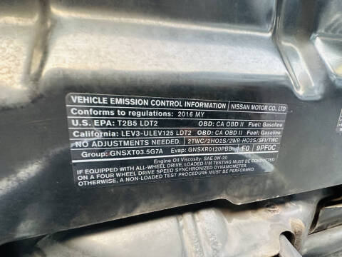 2016 Nissan Pathfinder S