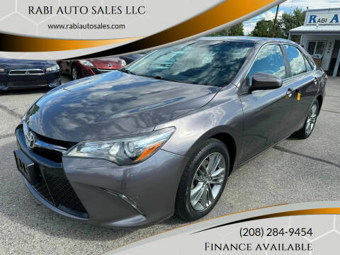 2015 Toyota Camry for sale at RABI AUTO SALES LLC in Garden City ID