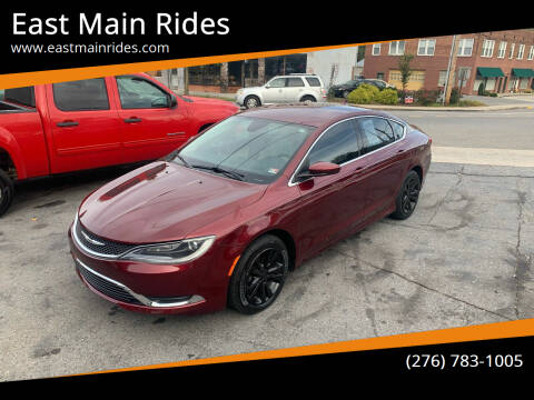 2017 Chrysler 200 for sale at East Main Rides in Marion VA