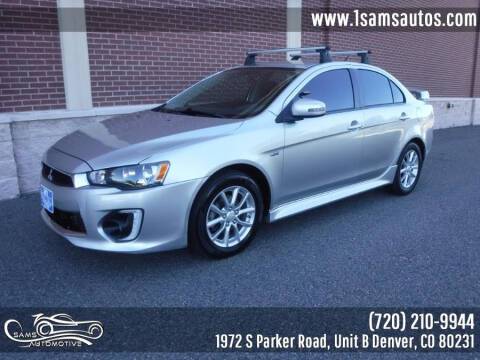 2016 Mitsubishi Lancer for sale at SAM'S AUTOMOTIVE in Denver CO