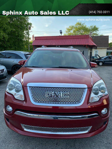 2012 GMC Acadia for sale at Sphinx Auto Sales LLC in Milwaukee WI