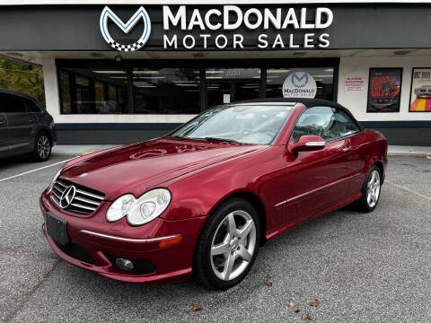 2005 Mercedes-Benz CLK for sale at MacDonald Motor Sales in High Point NC