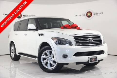2012 Infiniti QX56 for sale at INDY'S UNLIMITED MOTORS - UNLIMITED MOTORS in Westfield IN