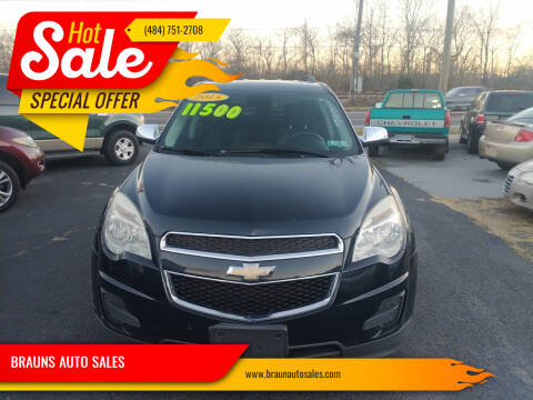 2015 Chevrolet Equinox for sale at BRAUNS AUTO SALES in Pottstown PA