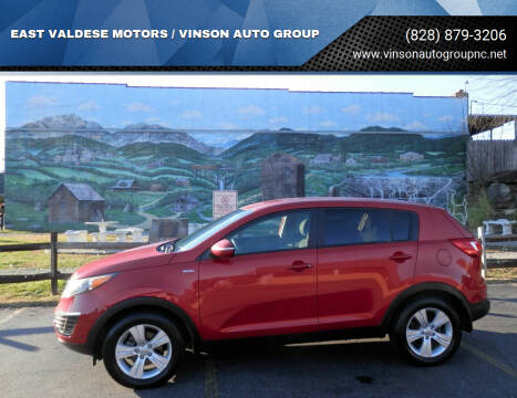 2013 Kia Sportage for sale at EAST VALDESE MOTORS / VINSON AUTO GROUP in Valdese NC