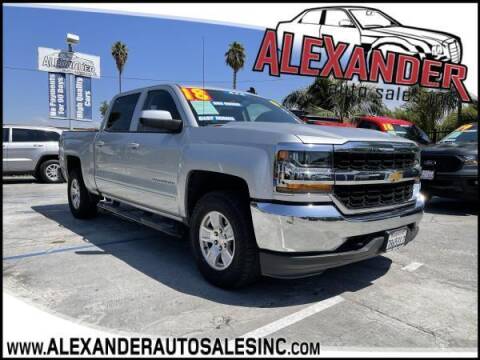 2018 Chevrolet Silverado 1500 for sale at Alexander Auto Sales Inc in Whittier CA