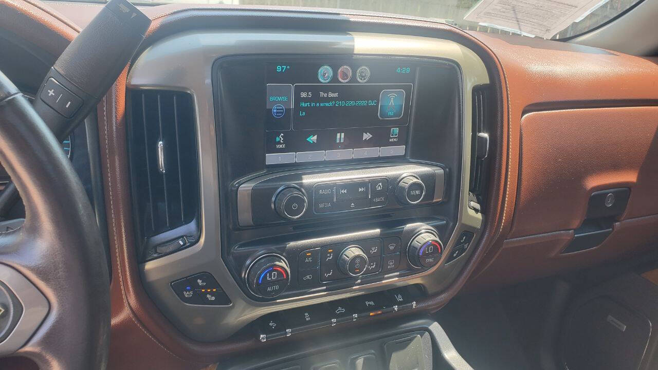 Used Car 2015 Chevrolet Silverado 1500  High Country 4x4 4dr Crew Cab 6.5 Ft. Sb For Sale Under $25,000 In San Antonio, Texas