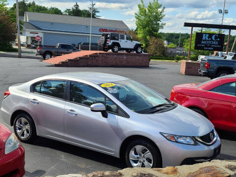 2014 Honda Civic for sale at R C Motors in Lunenburg MA