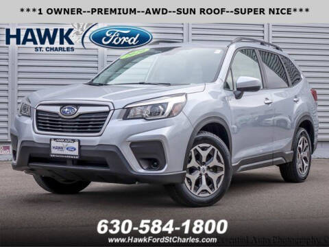 2020 Subaru Forester for sale at Hawk Ford of St. Charles in Saint Charles IL