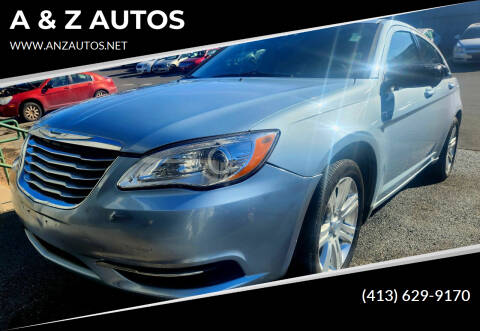 2013 Chrysler 200 for sale at A & Z AUTOS in Westfield MA