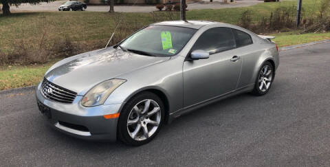 2004 Infiniti G35 for sale at Augusta Auto Sales in Waynesboro VA