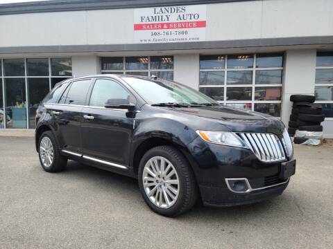 2015 Lincoln MKX for sale at Landes Family Auto Sales in Attleboro MA