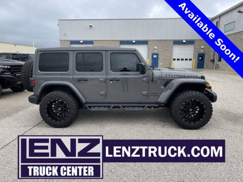 2021 Jeep Wrangler Unlimited for sale at LENZ TRUCK CENTER in Fond Du Lac WI