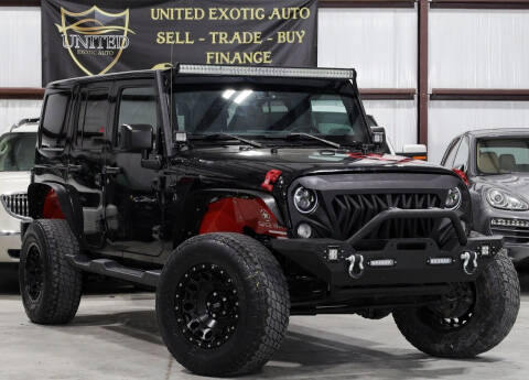Jeep Wrangler Unlimited For Sale in Houston, TX - United Exotic Auto