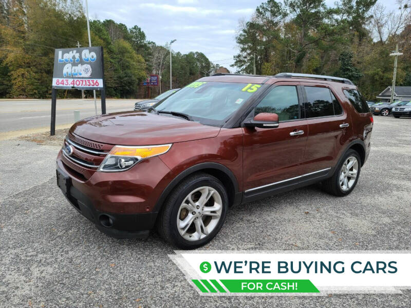 2015 Ford Explorer for sale at Let's Go Auto in Florence SC