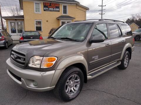 2004 Toyota Sequoia for sale at Top Gear Motors in Winchester VA