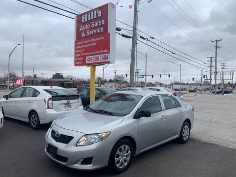 2009 Toyota Corolla for sale at Hill's Auto Sales LLC in Bowling Green OH