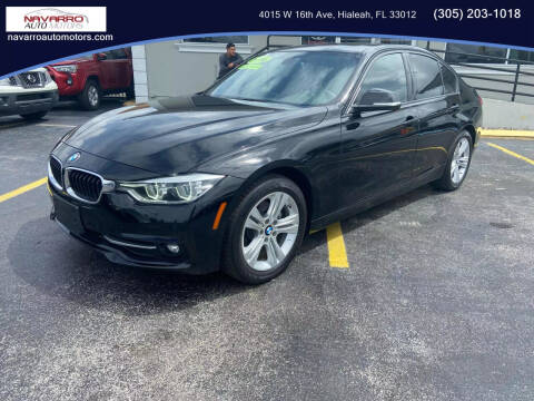 2016 BMW 3 Series for sale at Navarro Auto Motors in Hialeah FL