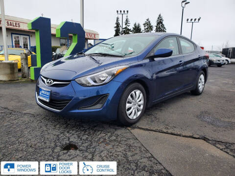 2016 Hyundai Elantra for sale at BAYSIDE AUTO SALES in Everett WA