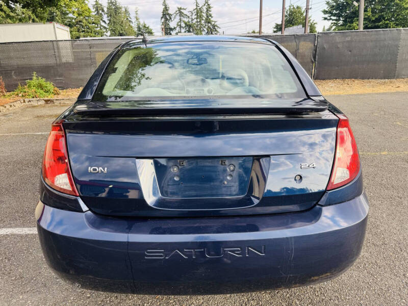 Used 2007 Saturn ION 3 with VIN 1G8AL58B07Z156876 for sale in Tacoma, WA