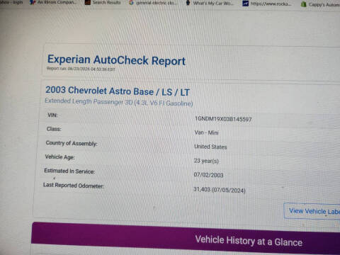 2003 Chevrolet Astro