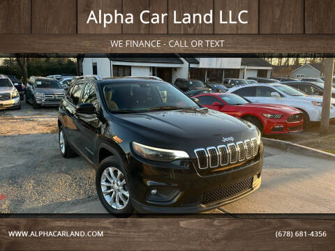 2019 Jeep Cherokee for sale at Alpha Car Land LLC in Snellville GA