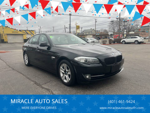 2012 BMW 5 Series for sale at MIRACLE AUTO SALES in Cranston RI