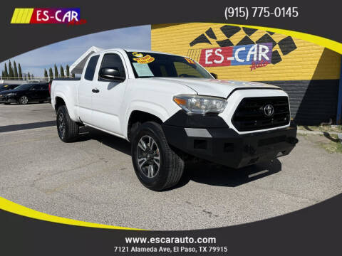 2017 Toyota Tacoma for sale at Escar Auto - 9809 Montana Ave Lot in El Paso TX