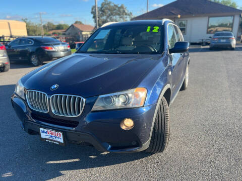 2012 BMW X3 for sale at Mid Valley Motors in La Feria TX