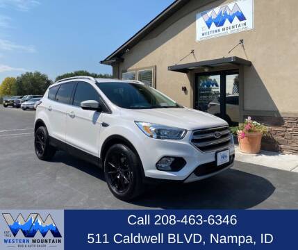 2017 Ford Escape for sale at Western Mountain Bus & Auto Sales in Nampa ID