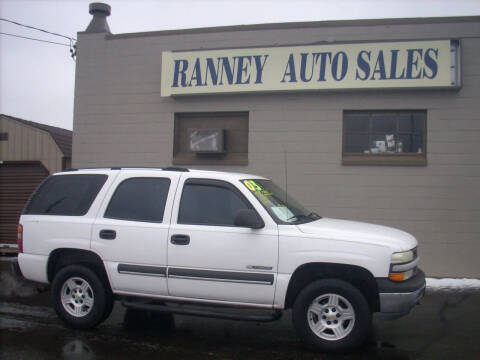 2003 Chevrolet Tahoe for sale at Ranney's Auto Sales in Eau Claire WI