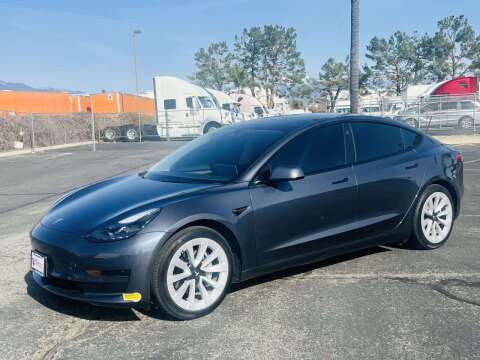 2022 Tesla Model 3 for sale at CARLIFORNIA AUTO WHOLESALE in San Bernardino CA