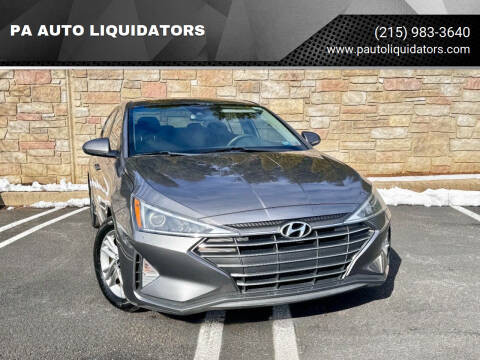 2020 Hyundai Elantra for sale at PA AUTO LIQUIDATORS in Huntingdon Valley PA