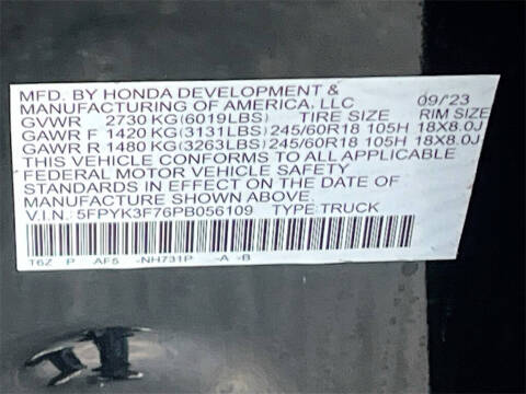 2023 Honda Ridgeline RTL-E