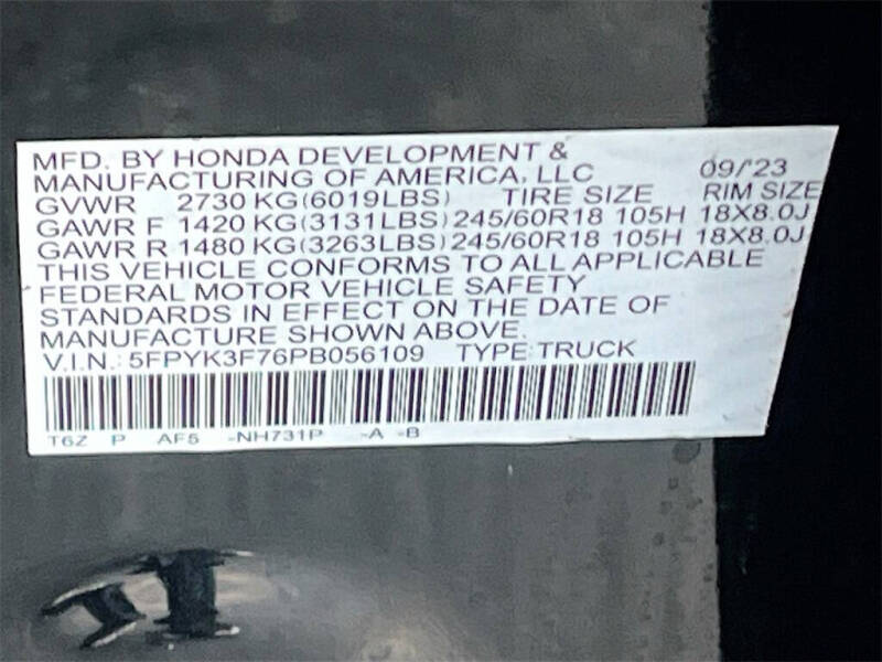 2023 Honda Ridgeline RTL-E