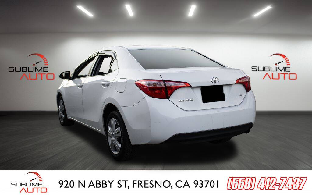 2017 Toyota Corolla for sale at SUBLIME AUTO in Fresno, CA