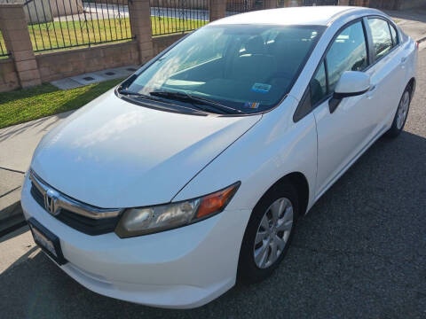 2012 Honda Civic for sale at Jemax Auto in El Monte CA