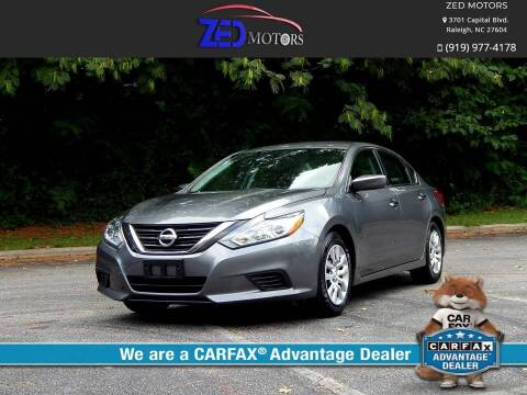2016 Nissan Altima for sale at Zed Motors in Raleigh NC