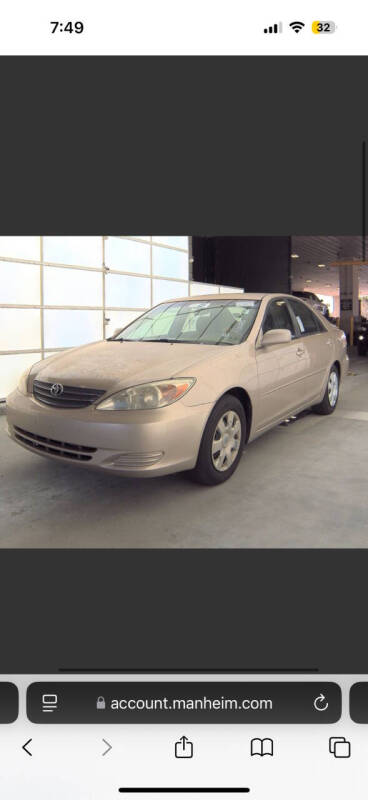 2002 Toyota Camry for sale at ARISE MOTORS in Pompano Beach FL
